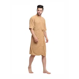 Aura Cotton Shawl-Collar Bath Robe-picture-40