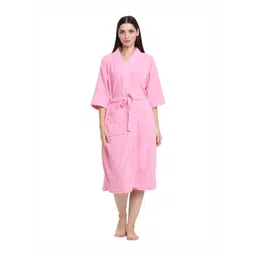Aura Cotton Shawl-Collar Bath Robe-picture-32