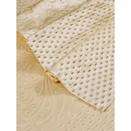 Aura Cream 2Pcs Ethnic Motifs Room Darkening Door Curtain image 4