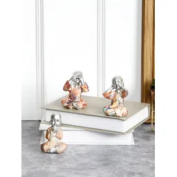 Aura Cream-Coloured Idol Buddha set Showpieces-picture-11