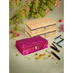 Aura Gold-Toned Set of 3 Regular Jewellery Organiser Organisers-picture-13