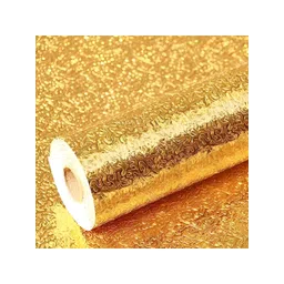 Aura Gold Toned Textured Self Adhesive Wallpaper-picture-20