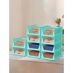 Aura Green 10 Pieces Reusable Wardrobe Organisers-picture-32