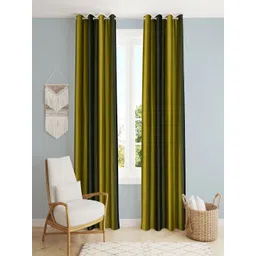 Aura Green 2 Pieces Room Darkening Door Curtain-picture-41