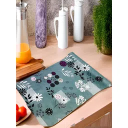 Aura Green & Black Printed Water Resistant Shelf Liner Organiser-picture-13