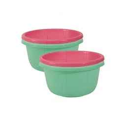 Aura Green & Pink 4 Pieces Bath Accessories-picture-16