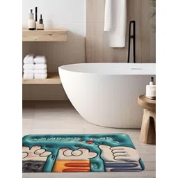 Aura Green & White 3D-Printed Anti-Skid Doormat-picture-22