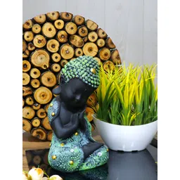 Aura Green Buddha Idol Showpiece-picture-28