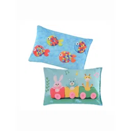 Aura Green Set of 2 Memory Foam Filled Cotton Ultra Soft Baby Pillow-picture-27