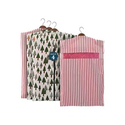 Aura Green Set of 4 Printed Regular Multi-Utility Organisers-picture-43