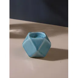 Aura Green Textured Ceramic Candle Holder-image-24