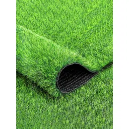 Aura Green Textured Waterproof Artificial Grass Doormat-image-0