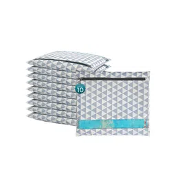 Aura Grey 10 Pieces Multi-Utility Cotton Saree Cover Organisers-picture-21