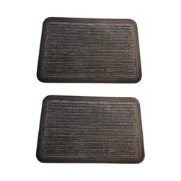 Aura Grey 2 Pieces High Water Absorbent Anti-Skid Doormat-picture-20