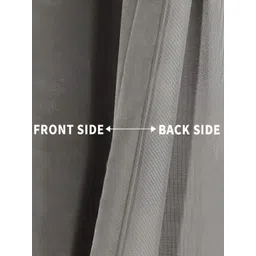 Aura Grey 2 Pieces Room Darkening Door Curtain image 2