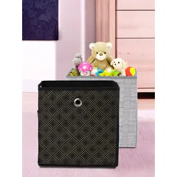 Aura Grey & Black 2 Pieces Printed Drawer Organisers-picture-22