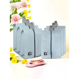 Aura Grey & Black 6 Pieces Reusable Shoes Organisers-picture-38