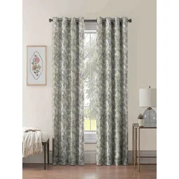 Aura Grey & Gold-Toned 2 Pieces Printed Door Curtains-picture-39