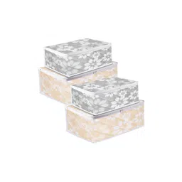 Aura Grey & Gold Toned 4 Pieces Jewellery Organisers-picture-10