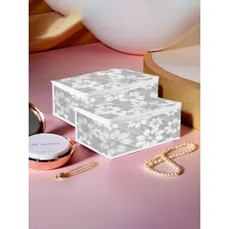 Aura Grey & White 2 Pieces Jewellery Organisers-picture-15