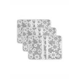 Aura Grey & White 3 Pieces Two Partition Velcro Organisers-picture-27