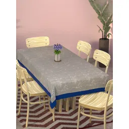 Aura Grey Cotton 6-Seater Table Cover-picture-32
