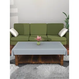 Aura Grey Geometric Printed Anti-Skid Cotton 4-Seater Table Cover with Textured details-picture-29