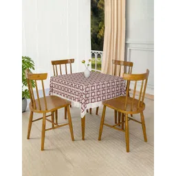 Aura Grey Printed 4-Seater Table Cover-picture-33