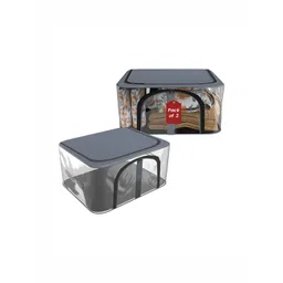 Aura Grey Set of 2 Regular Drawer Organiser Organisers-image-16