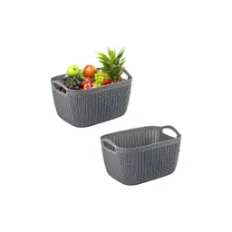 Aura Grey Set of 2 Regular Multi-Utility Organisers-image-15