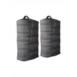 Aura Grey Set of 2 Regular Shoes Organiser Organisers-image-22