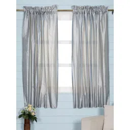 Aura Grey Set of 2 Sheer Window Curtain-image-38