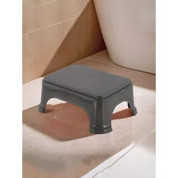 Aura Grey Solid Plastic Bath Accessories Set-picture-17