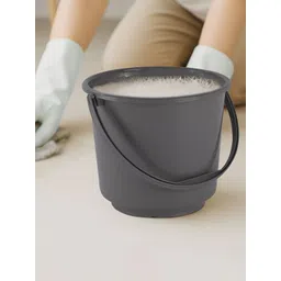 Aura Grey Solid Plastic Bath Accessories Set-picture-25