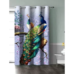 Aura Lavender & Blue Quirky Door Curtain-picture-25