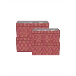 Aura Maroon 4 Pieces Drawer Organiser-picture-27