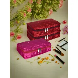 Aura Maroon Set of 3 Regular Jewellery Organiser Organisers-picture-17