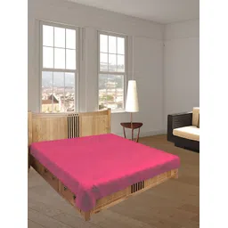 Aura Maroon Textured Water Resistant Mattress Protector-picture-22