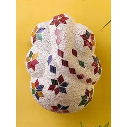 Aura Multicoloured & White Glass Abstract Shaped Shaped Wall Lamp-picture-23