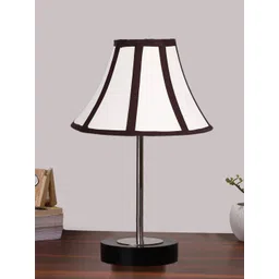 Aura Multicoloured Colourblocked Wood Contemporary Frusturical Shaped Table Lamp-picture-40