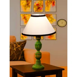 Aura Multicoloured Wood Frusturical Shaped Table Lamp-picture-17