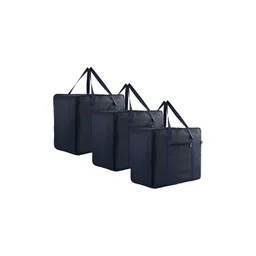 Aura Navy Blue 3 Pieces Printed Multi-Utility Organisers-picture-19