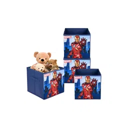 Aura Navy Blue Set of 4 Regular Drawer Organiser Organisers-picture-40