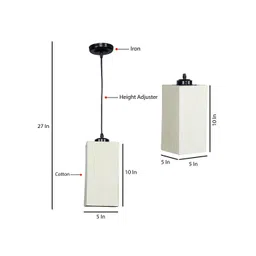 Aura Off White & Off White Contemporary Ceiling Lamp-picture-49