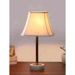 Aura Off White Metal Frustum Shaped Table Lamp-picture-31