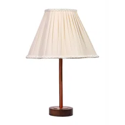 Aura Off White Metal Traditional Abstract Shaped Table Lamp-picture-40