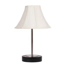 Aura Off White Textured Wood Contemporary Frusturical Shaped Table Lamp image 2