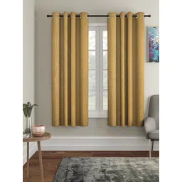 Aura Olive Green 2 Pieces Embossed  Window Curtain-picture-36