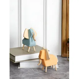 Aura Orange 2 Pieces Elephant pair Figurine Showpiece-picture-40