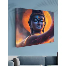Aura Orange & Blue 1 Piece Canvas Other Wall Paintings-picture-28